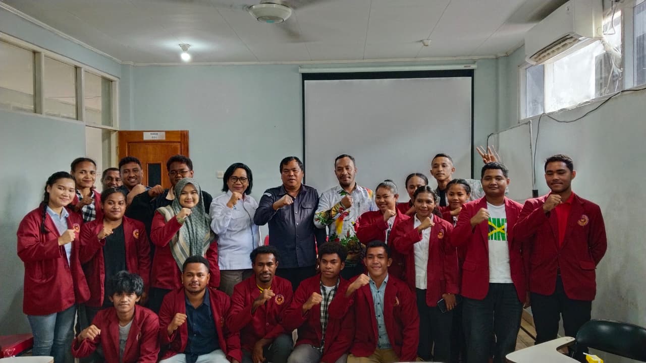 Program Studi Hukum Universitas Sepuluh Nopember Papua Gelar Edukasi Kepemiluan Bersama BAWASLU